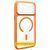 Чохол TPU+PC GETMAN Moon Clear with MagSafe для Apple iPhone 17 Air (6.5") Orange 656-08275 фото