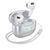 Навушники BOROFONE BW40 Gratified true wireless BT headset Frost Moon Silver 656-00893 фото