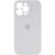 Силиконовый чехол с закрытой камерой для iPhone 16 Pro Max White 666-01335 фото
