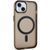 Чехол TPU+PC Lily with MagSafe для Apple iPhone 15 (6.1") Dark Gray 214-03584 фото