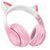 Беспроводные накладные наушники HOCO W42 Cat ears BT headphones Cherry Blossom 6931474795847 фото