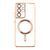 Чехол Wave TPU Metallic with Magsafe для Samsung Galaxy S21 Ultra (G998) Rose Gold 555-00168 фото