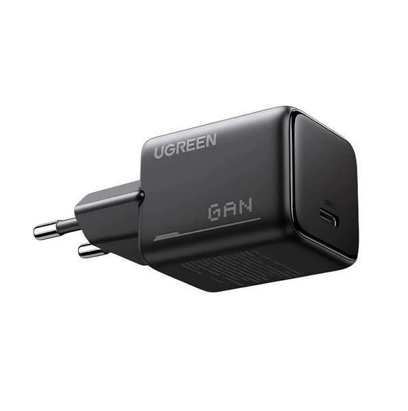 Сетевое зарядное устройство з кабелем UGREEN X517 25W USB-C GaN Fast Charger Set EU+1M CC Cable black UGR-75103 фото