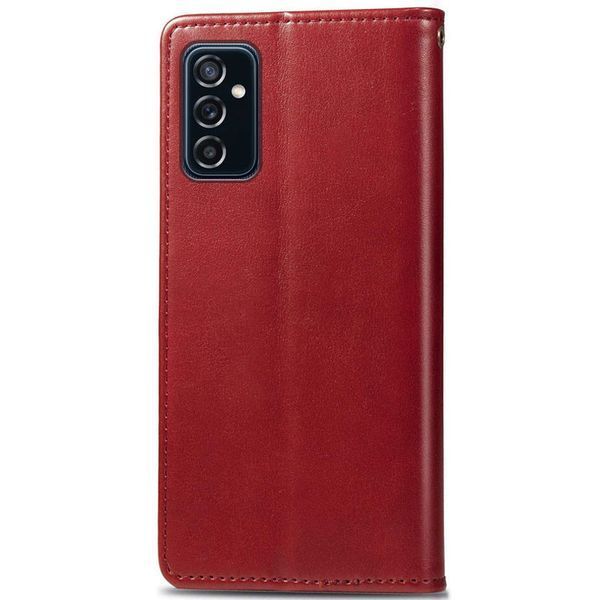 Кожаный чехол-книжка GETMAN Gallant (PU) для Samsung Galaxy A04s Red 777-06456 фото