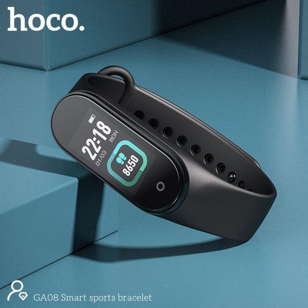 Фітнес-браслет HOCO GA08 Smart sports bracelet(russian version) Black 656-01082 фото