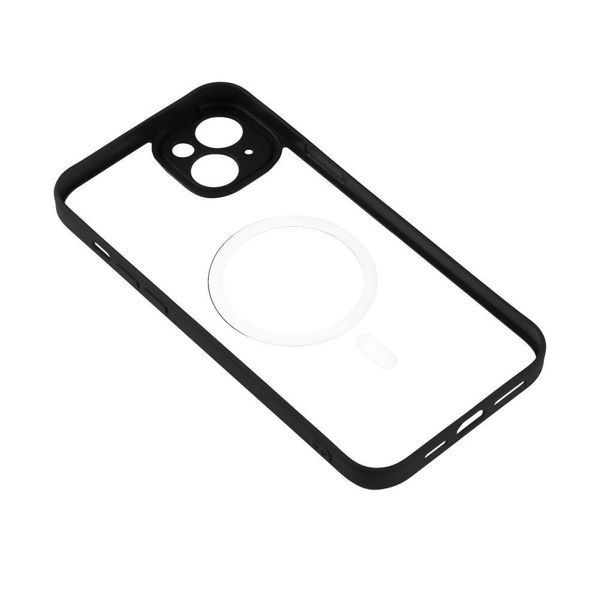 Чехол Baseus Frame Series Magnetic Case+Glass 0.22mm для iPhone 14 Plus Black 757-00220 фото