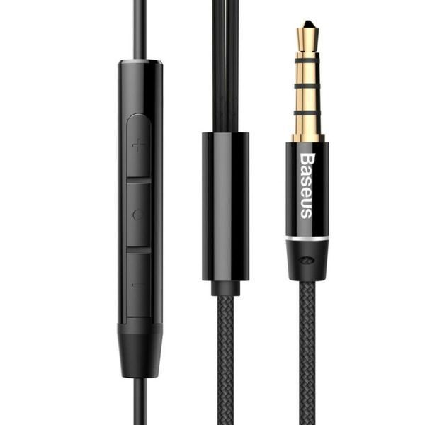 Навушники Baseus Encok H06 lateral in-ear Wire Earphone Black 3.5 mini-jack 656-01663 фото