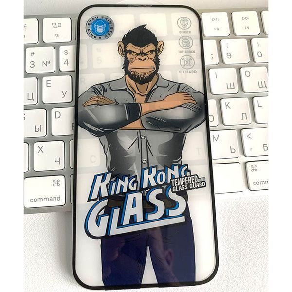 Захисне 2.5D скло King Kong HD для Apple iPhone 16 Pro (6.3") Чорний 00000073115_1 фото
