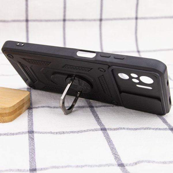 Ударопрочный чехол Camshield Serge Ring для Xiaomi Redmi Note 10 / Note 10s / Poco M5s Black 777-04661 фото