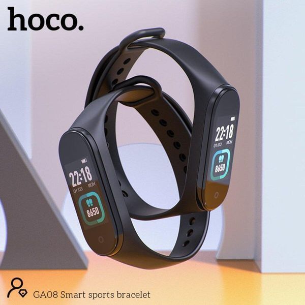 Фітнес-браслет HOCO GA08 Smart sports bracelet(russian version) Black 656-01082 фото