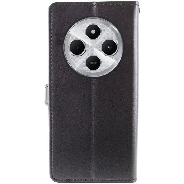 Кожаный чехол-книжка GETMAN Gallant (PU) для Xiaomi Redmi 14C / Poco C75 Black 777-06206 фото