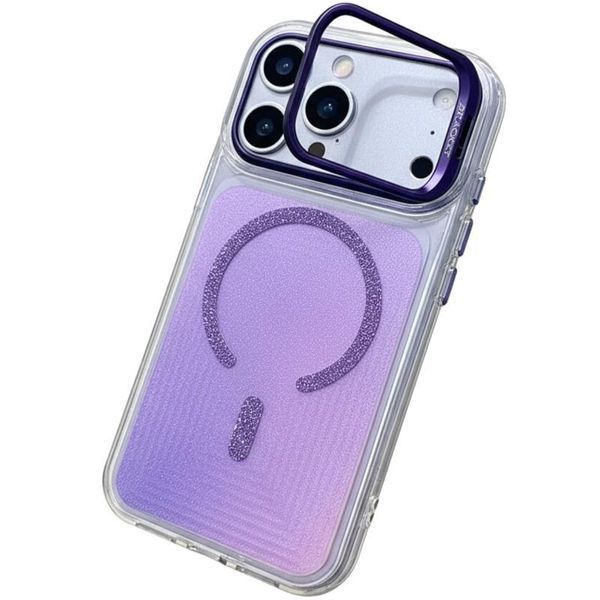 Чохол TPU+PC Jewel Sparkle with MagSafe для Apple iPhone 16 (6.1") Lavender Glitter 214-04581 фото