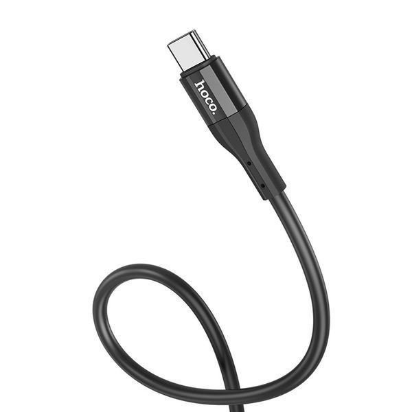 Кабель Hoco X72 Creator silicone charging data cable for Type-C Black 6931474761798 фото