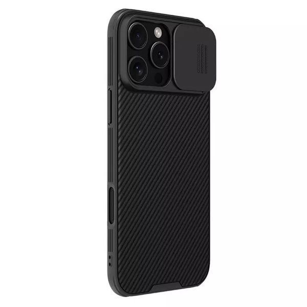 Карбоновая накладка Nillkin CamShield Pro для Apple iPhone 16 Pro (6.3") Black 777-08137 фото