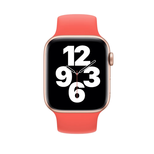 Силіконовий монобраслет для Apple Watch 38/40/41 mm 135 mm Помаранчевий 212-00342 фото