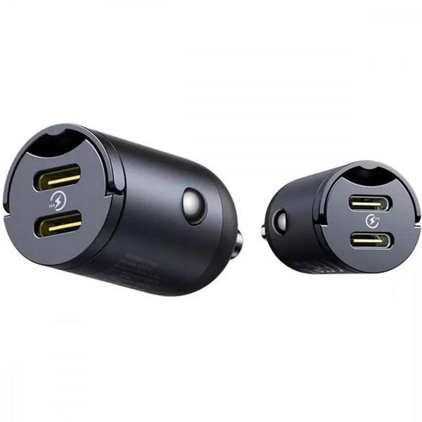 АЗП Baseus Tiny Star Mini 30W (2USB-C) (C00035001121) Black ILSO-00000084879-1 фото