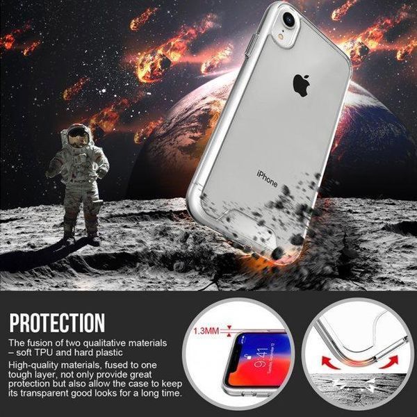 Протиударний силіконовий чохол Space для iPhone 7 Plus/8 Plus Прозорий 211-00021 фото