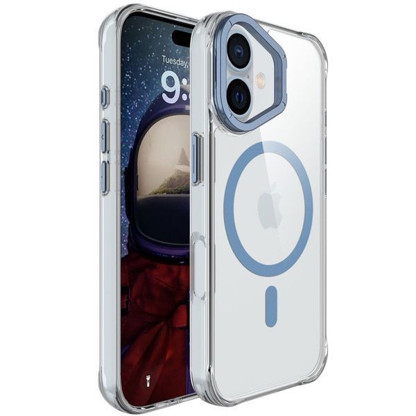 Чехол TPU Space Case Apex with MagSafe для Apple iPhone 16 (6.1") Navy Blue 214-03338 фото