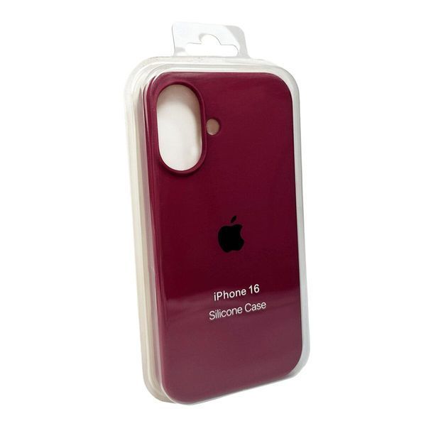 Силіконовий чохол для iPhone 16 Plum 666-01181 фото