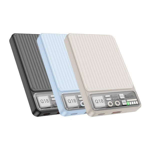Power Bank Hoco Q18 Tourer 22.5W with magnetic 10000mAh Чорний 656-01459 фото