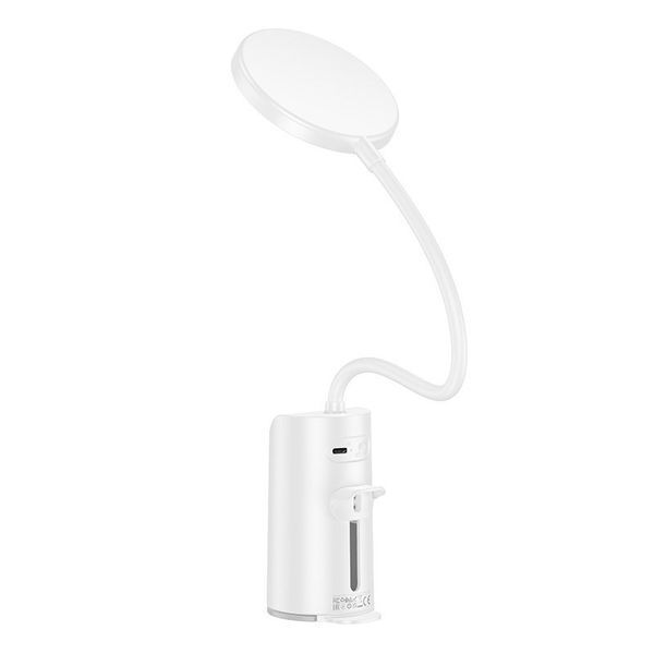 Настільна LED лампа Hoco HX10 Clip table lamp (1200mAh) white 656-03765 фото