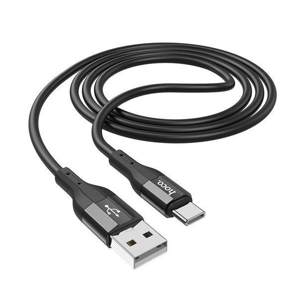 Кабель Hoco X72 Creator silicone charging data cable for Type-C Black 6931474761798 фото