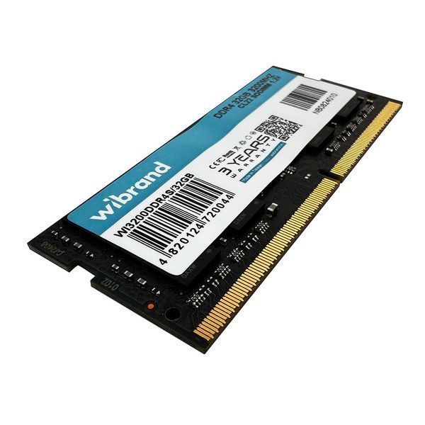 Оперативная память DDR4 Wibrand 32GB 3200MHz CL22 SODIMM WI3200DDR4S/32GB фото