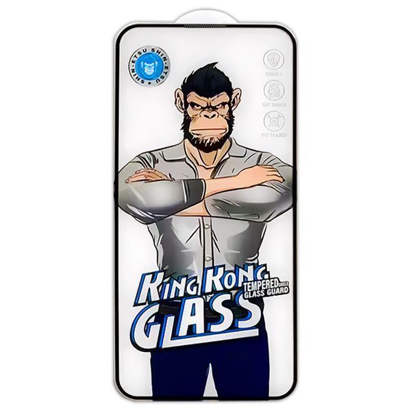 Захисне 2.5D скло King Kong HD для Apple iPhone 16 Pro (6.3") Чорний 00000073115_1 фото