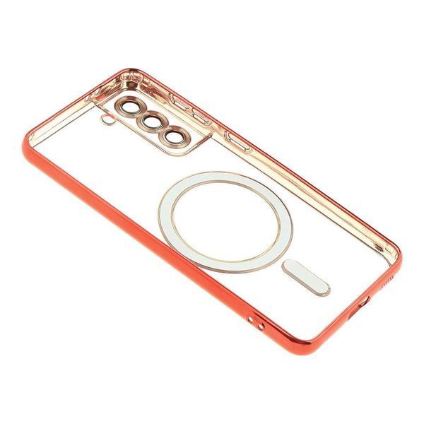 Чохол Wave TPU Metallic with Magsafe для Samsung Galaxy S21 (G991) Red 555-00218 фото