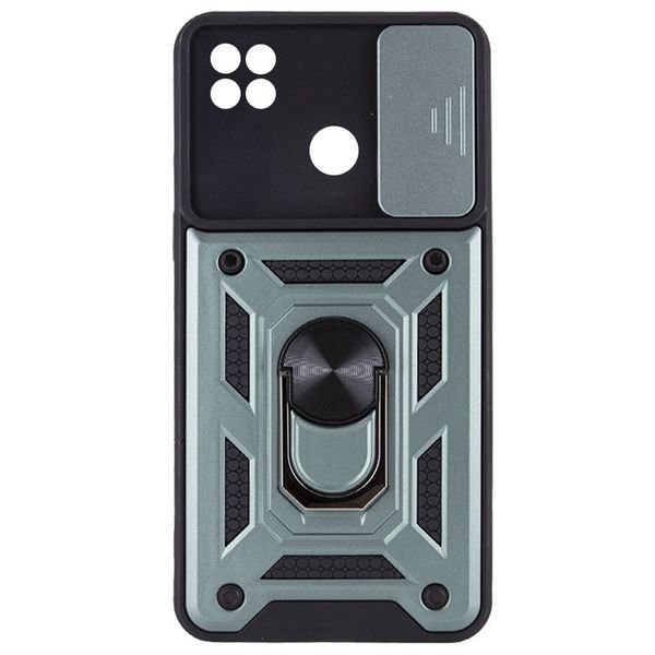 Ударостійкий чохол Camshield Serge Ring для Xiaomi Redmi 9C / Redmi 10A Green 777-04682 фото