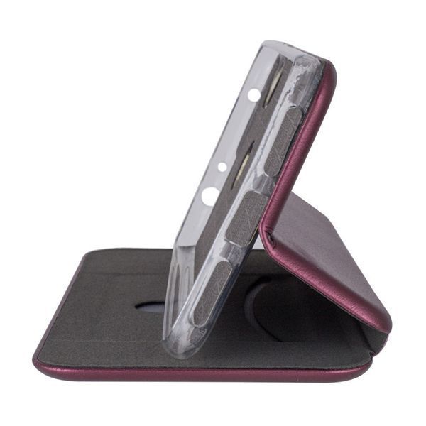 Кожаный чехол-книжка Classy для Samsung Galaxy A10s Maroon 777-06049 фото