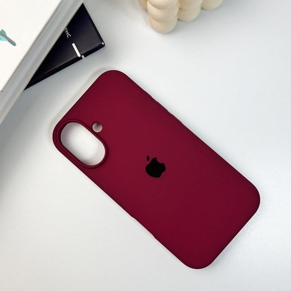 Силіконовий чохол для iPhone 16 Plum 666-01181 фото