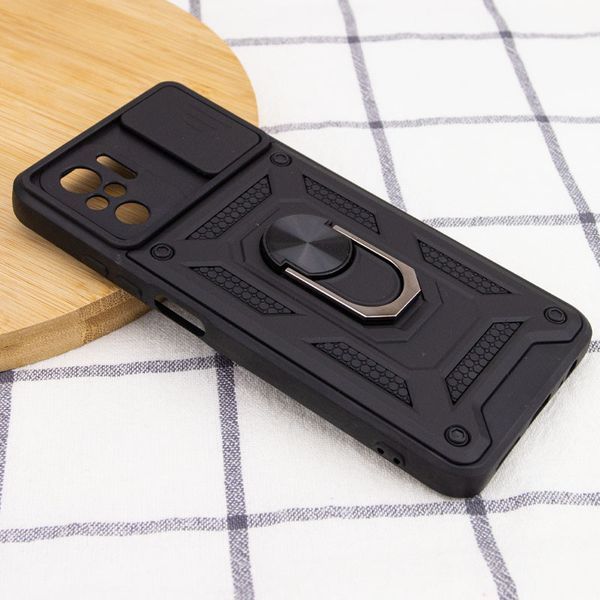 Ударопрочный чехол Camshield Serge Ring для Xiaomi Redmi Note 10 / Note 10s / Poco M5s Black 777-04661 фото