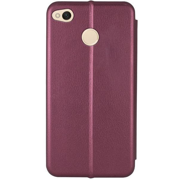 Кожаный чехол-книжка Classy для Xiaomi Redmi 4X Maroon 777-05949 фото