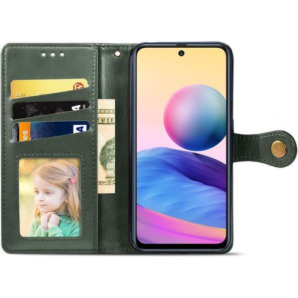 Кожаный чехол-книжка GETMAN Gallant (PU) для ZTE Blade V40 Vita Green 777-06306 фото