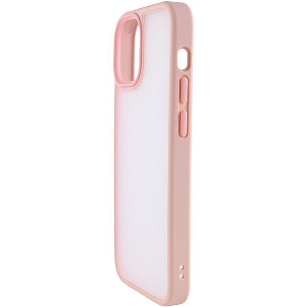 TPU+PC чехол Metal Buttons для Apple iPhone 15 (6.1") Розовый 777-08282 фото