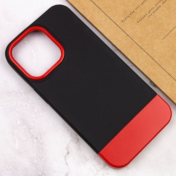 Чохол TPU+PC Bichromatic для Apple iPhone 13 Pro Max (6.7") Black / Red 555-04006 фото