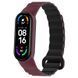 Ремінець Dual-color Magnetic для Xiaomi Mi Band 7/6/5/4/3 Plum / Black 212-01638 фото 1