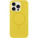 Силиконовый чехол с MagSafe для iPhone 16 Pro Max Yellow 214-01542 фото 1