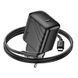 Мережевий зарядний пристрій з кабелем HOCO CS24A Puerto single-port PD25W charger set (C to C)(EU) Black 6942007639774 фото 6