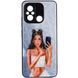 TPU+PC чохол Prisma Ladies для Xiaomi Redmi 12C / Poco C55 Black in White 777-07405 фото 2