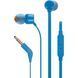 Наушники JBL T110 Blue (JBLT110BLU) JBLT110BLU фото 1