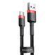 Кабель Baseus Cafule Type-C Cable 2A (3m) Red/Black CATKLF-U91 фото
