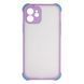 Силиконовый чехол TOTU Armor with Frame для iPhone 12 Фиолетовый 208-01010 фото