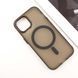 Чехол TPU+PC Lily with MagSafe для Apple iPhone 15 (6.1") Dark Gray 214-03584 фото 3
