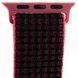 Нейлоновий ремінець для Apple Watch 42/44/45/49 mm Red Black 212-00036 фото 3
