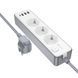 Сетевой удлинитель BOROFONE BAC9 Power 3-position socket(PD20W/1C3A)(EU/GER)(L=2M) White 656-03206 фото 3
