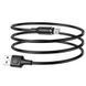Кабель BOROFONE BX41 USB to Micro 2.4A, 1m, PVC, PVC connectors, magnetic, Black 6931474738455 фото 5