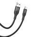 Кабель Hoco X72 Creator silicone charging data cable for Type-C Black 6931474761798 фото 1