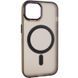 Чехол TPU+PC Lily with MagSafe для Apple iPhone 15 (6.1") Dark Gray 214-03584 фото 2